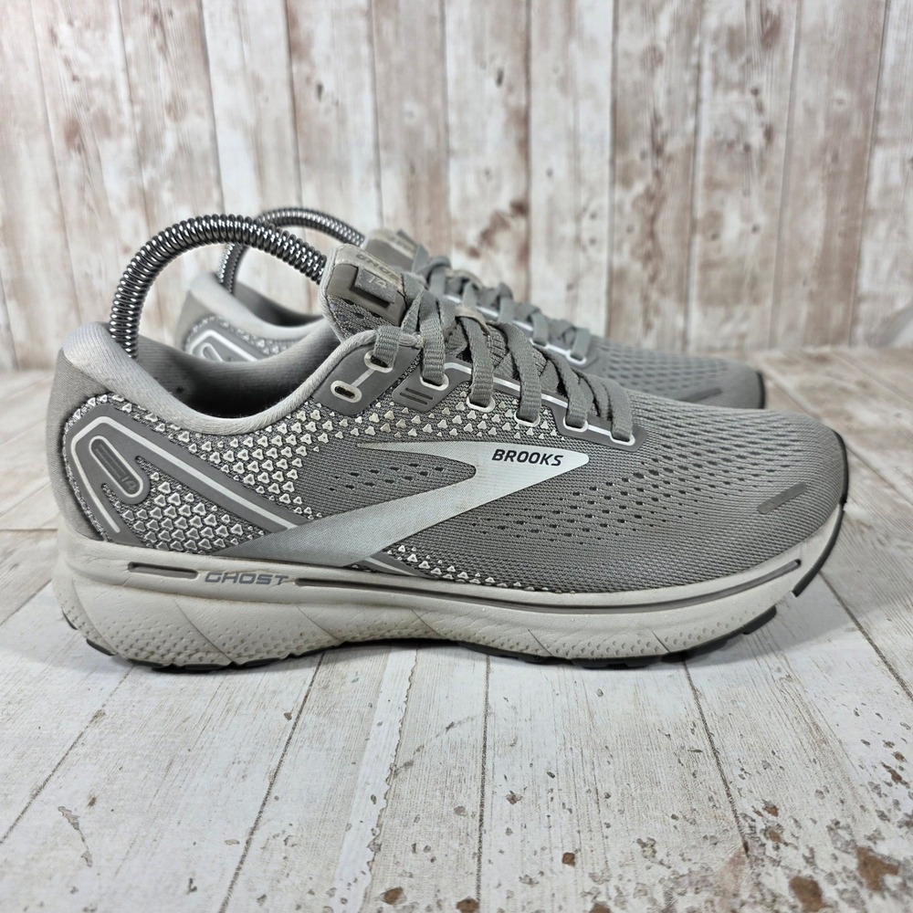 Brooks Ghost 14 Womens Running Shoes Grey Neutral DNA LOFT 1203561B089 Size 8